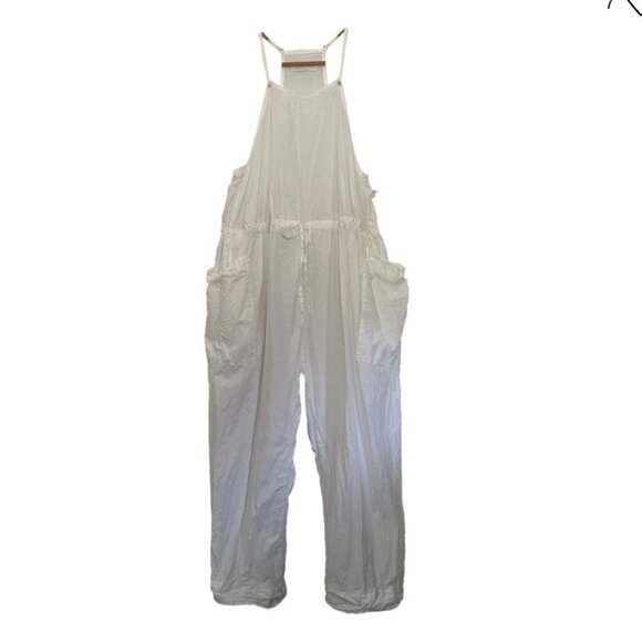 Album Di Famiglia Salopette Jumpsuit in Milk - Picture 2 of 5